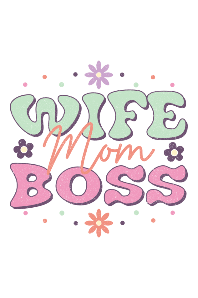 Wife Mom Boss - Women's T-Shirt