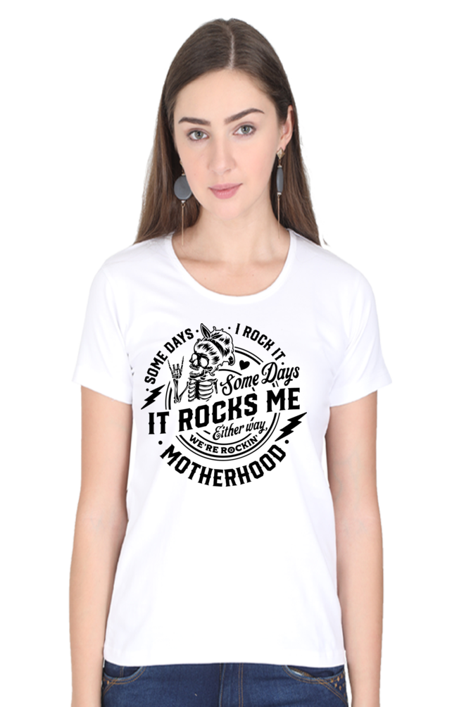 Motherhood Rocks - Women's T-shirt