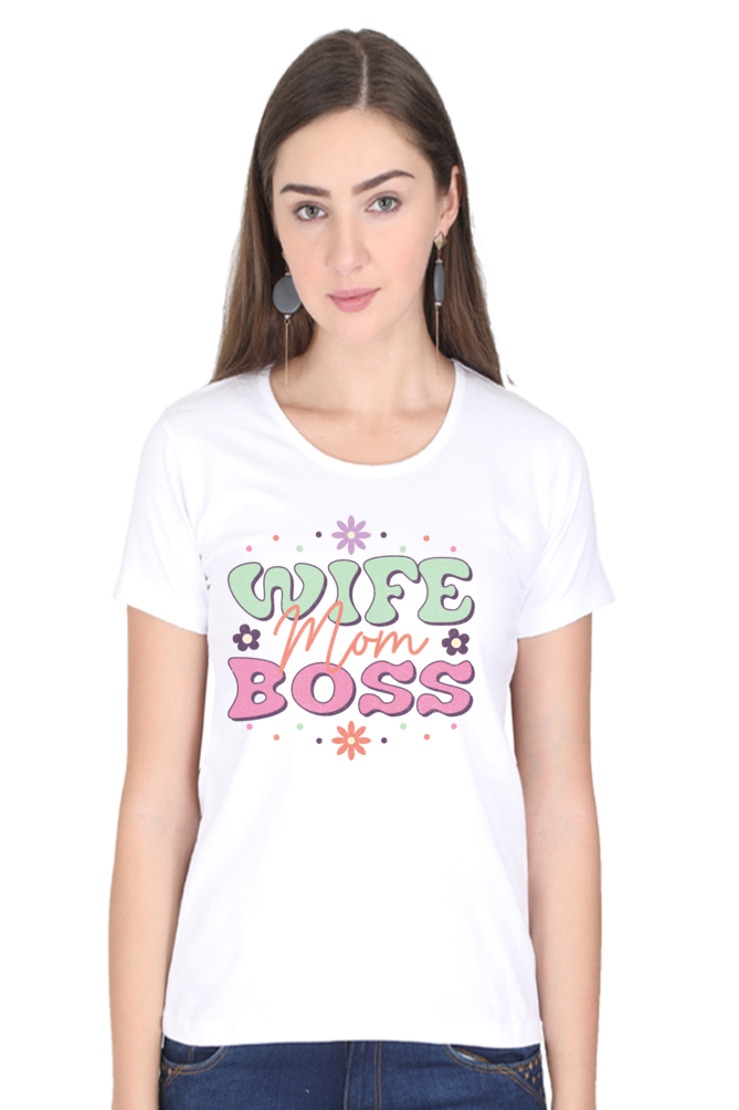 Wife Mom Boss - Women's T-Shirt