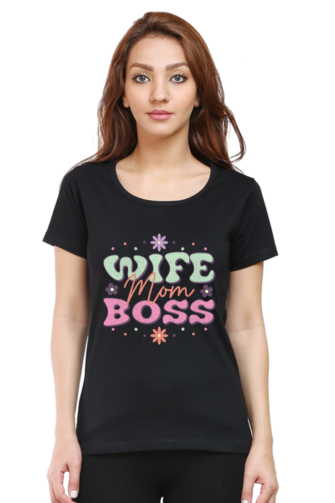 Wife Mom Boss - Women's T-Shirt