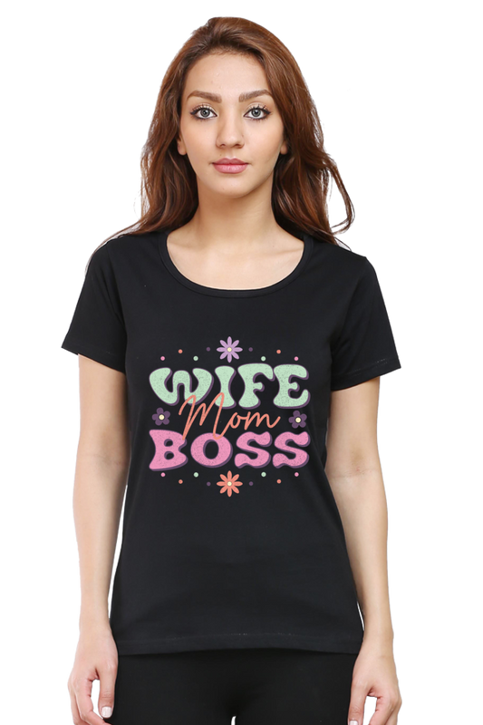 Wife Mom Boss - Women's T-Shirt