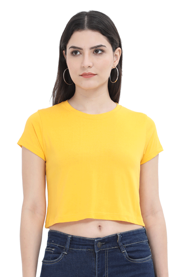 Women's Plain Crop Top