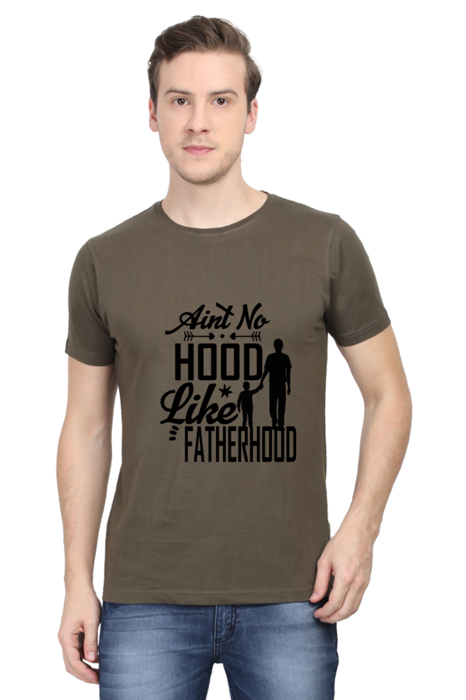 Aint No Hood Like Fatherhood - Men's T-shirt