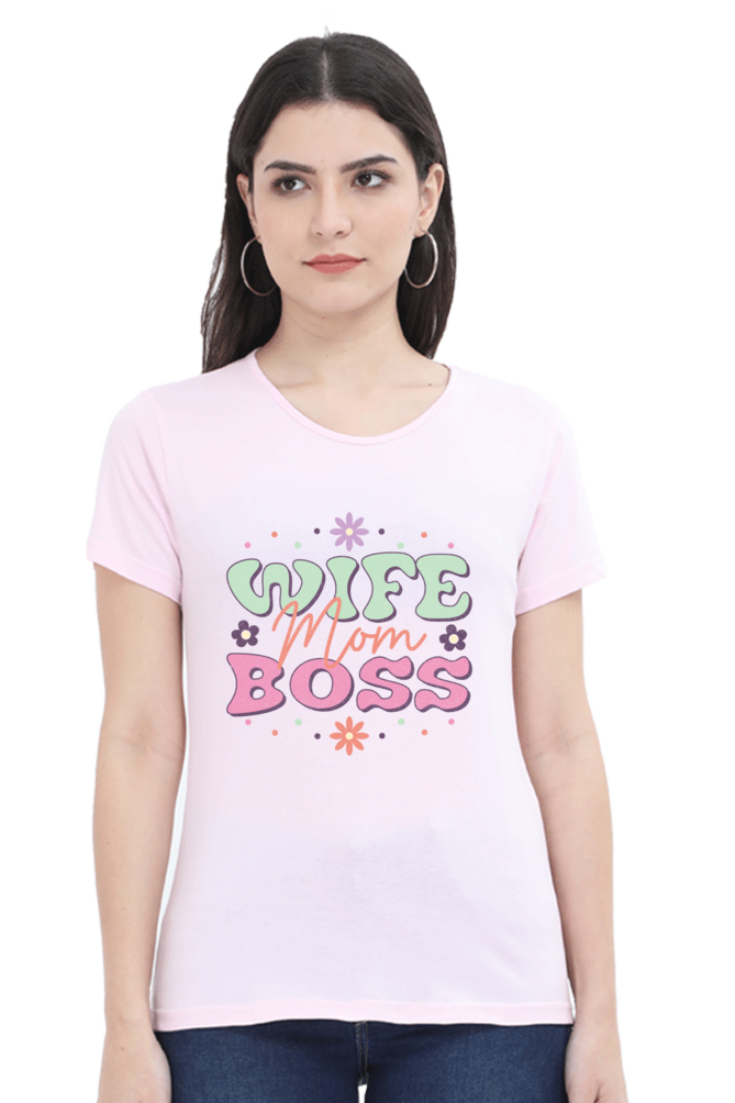 Wife Mom Boss - Women's T-Shirt