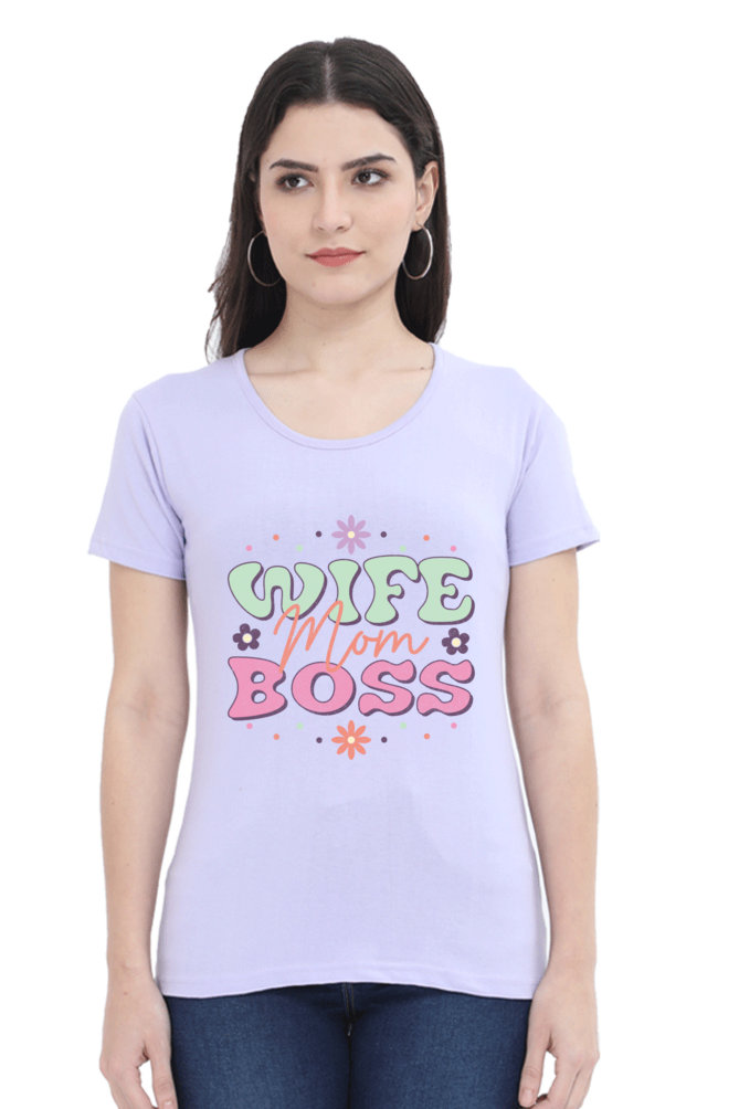 Wife Mom Boss - Women's T-Shirt