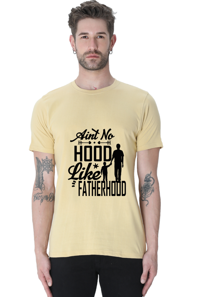 Aint No Hood Like Fatherhood - Men's T-shirt