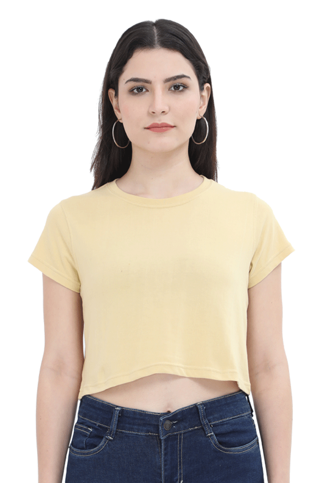 Women's Plain Crop Top
