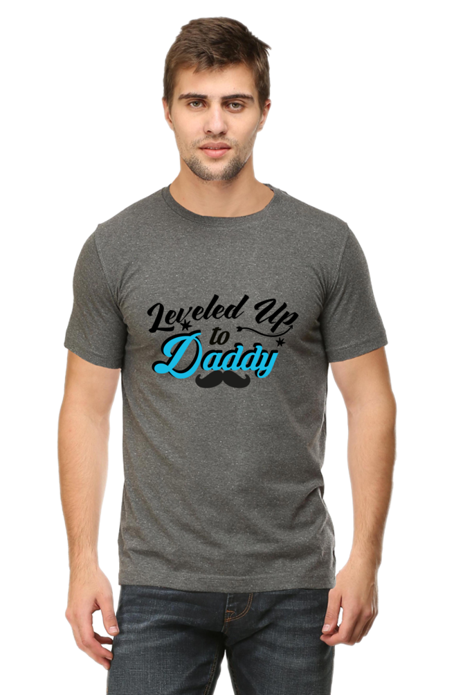 Leveled Up To Daddy - Men's T-shirt