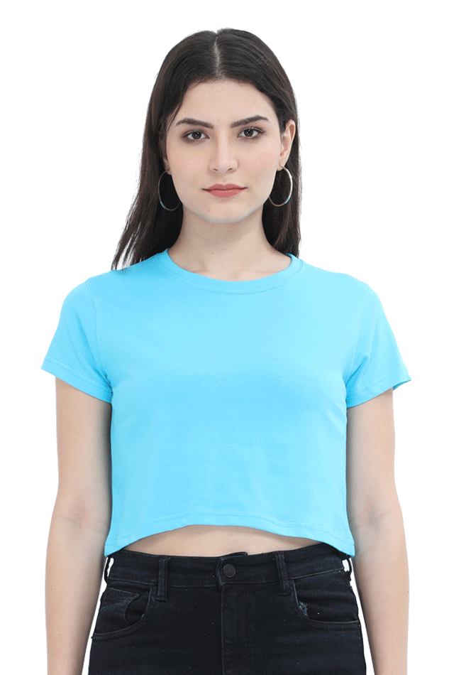 Women's Plain Crop Top