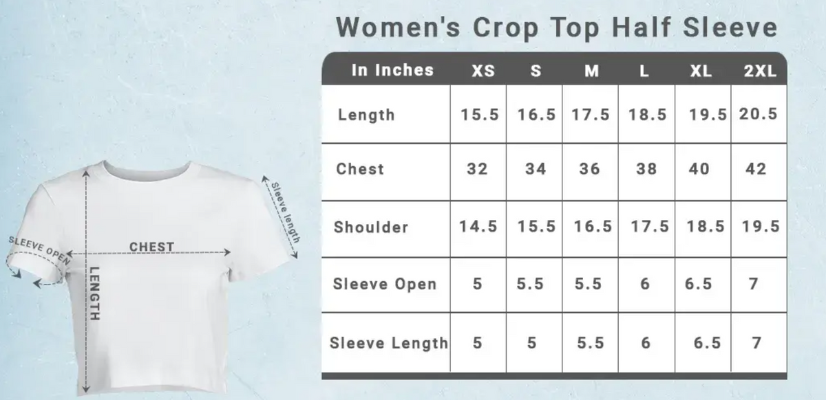 Women's Plain Crop Top